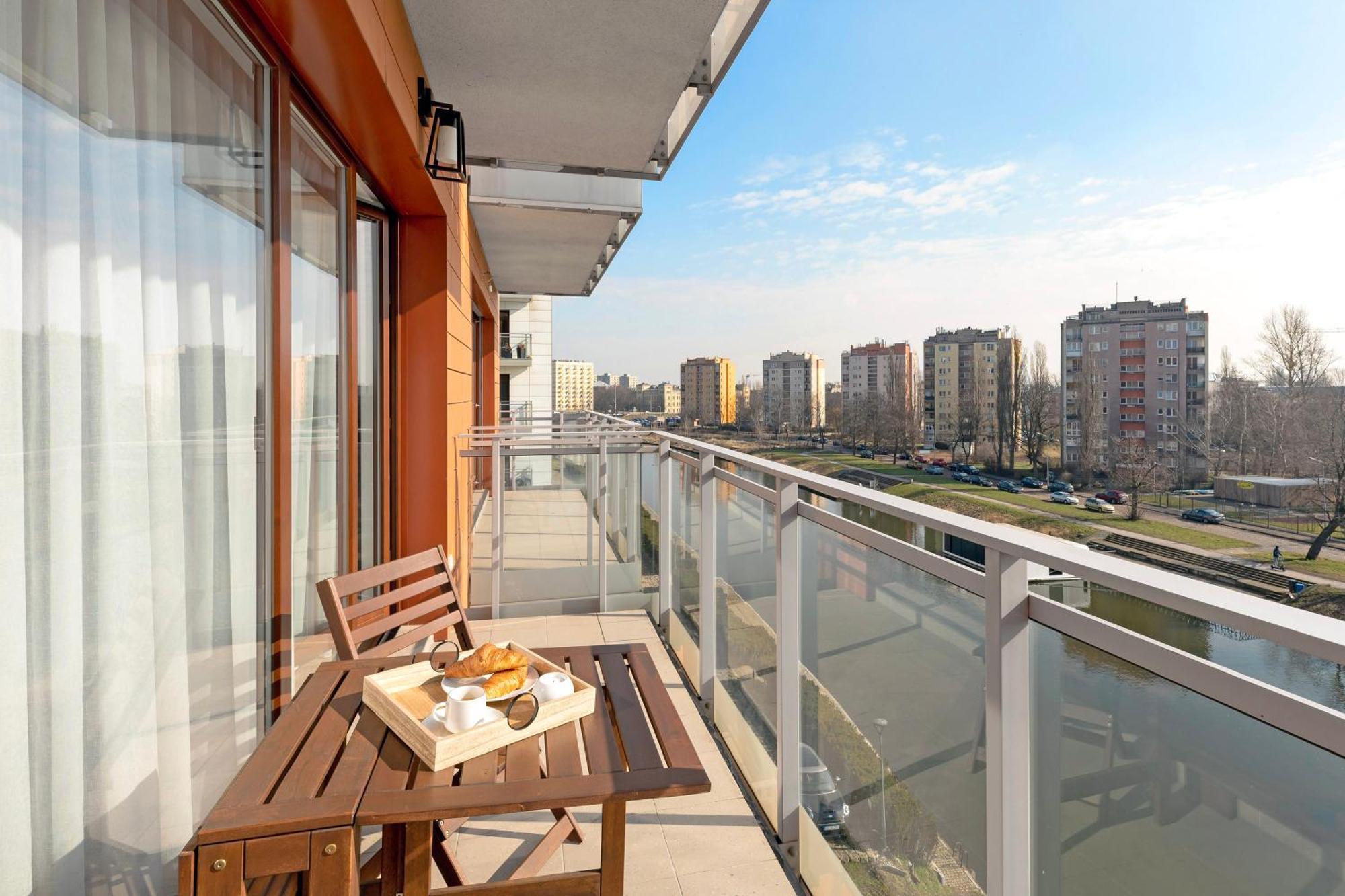 Aura - Riverside & Parking By Downtown Apartments Gdańsk Eksteriør billede